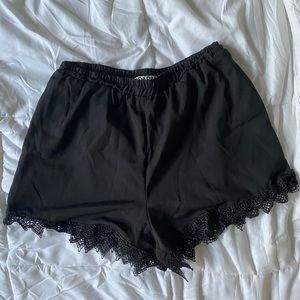 Womens black nice shorts